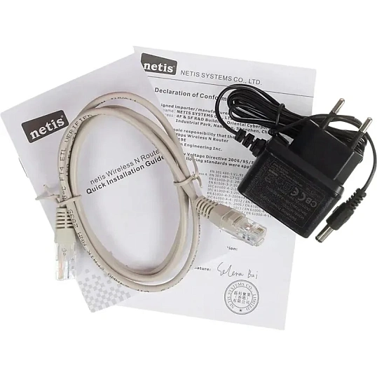 Маршрутизатор Netis WF2419E N300, до 300 Мбит/с, 802.11n, белый