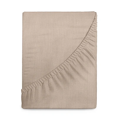 Простыня на резинке 140х200 см, меланж, 130г/м2, Praline 776153