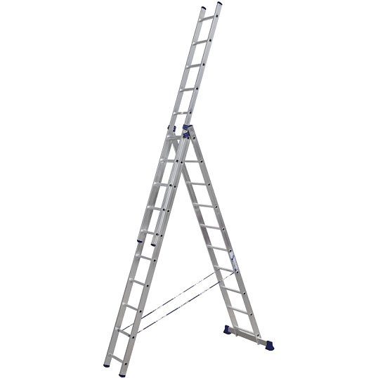 Лестница Алюмет алюминиевая трехсекционная 3x10 5310