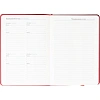 Ежедневник недатированный ATTACHE Soft touch А5, 140х200мм, 136л, красный