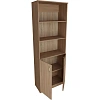 Шкаф Комус Мебель д/документов WELL полуот.комб.700х350х2000 Дуб Урб.Янтар