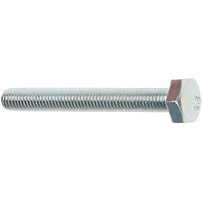 Болт DIN933 с шестигр. головкой оцин.М10х80 (12 шт/уп) Zitar (126522)