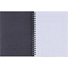 Тетрадь общая, BS, А5, 120л., клетка, спираль. Believe, черный N4200