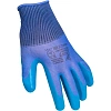 Перчатки защитн. трикотажные Зацеп арт.0463 с латексн.покр.син.(6 пар/уп)