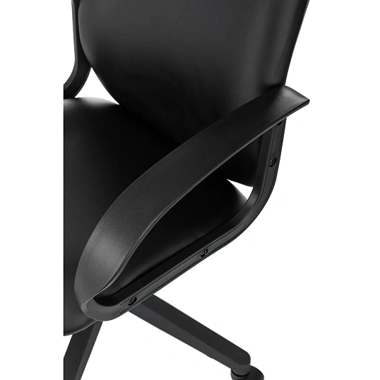 Кресло БР Комус Мебель EChair 660 экокожа,черный,пластик