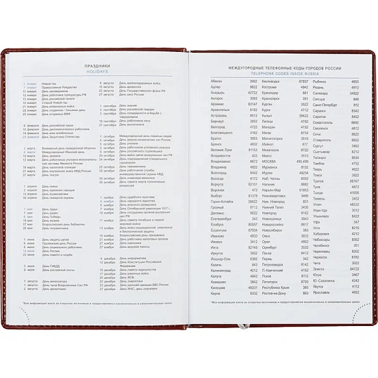 Ежедневник недатированный коричн, А5, 148x218, 352стр, Agenda