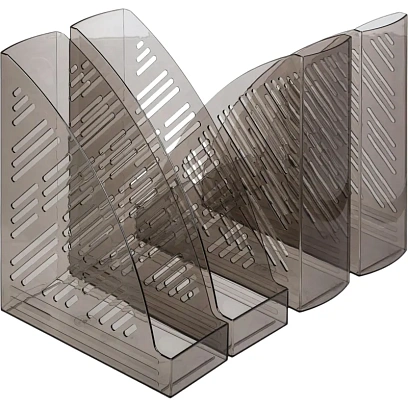 Лоток вертикальный Attache 85мм дымчатый 4шт/упк