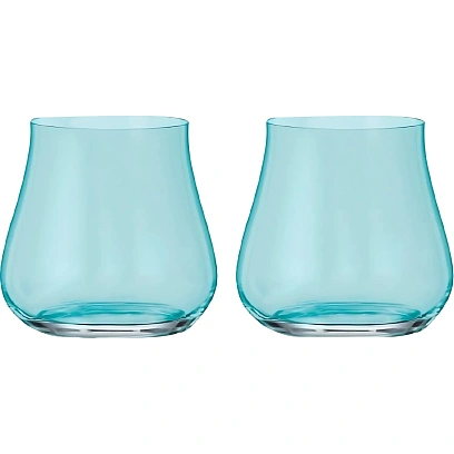 Набор стаканов для виски LIMOSA; декор Бирюзовая чаша 340мл (2шт), БСС0567
