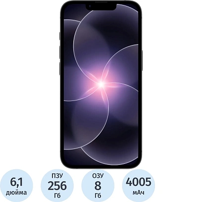 Смартфон Apple iPhone 17e 256GB Черный MHRV4HN/A