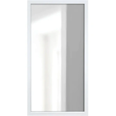 Зеркало МИР_в раме ПЛС 340х30х640 / 300х600 (365006102) белый