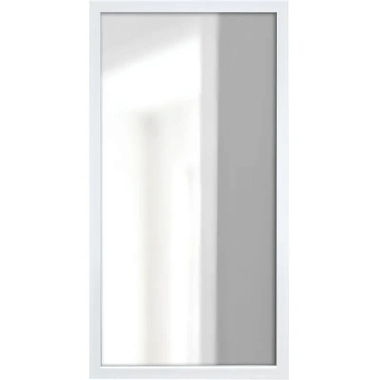 Зеркало МИР_в раме ПЛС 340х30х640 / 300х600 (365006102) белый