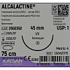 Шовный материал ALCALACTINE 1 75см, колющ. 45мм 1/2 12шт C0245Z1T75