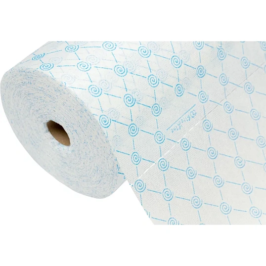 Салфетка спанлейс в рулоне 45х90, голубой, пл.50, 100шт/рул, 10267(0469)