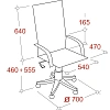 Кресло VB_Echair-657 PU кожзам черный пластик