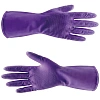 Перчатки резиновые PACLAN нитрил двусторонние фиолетов. р.M 2пары/уп, ПС