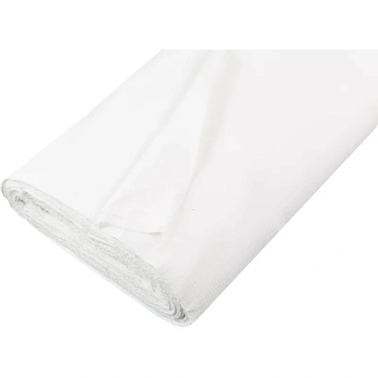 Полотно техническое вафельное отбеленное, рулон 0,8х50м, пл. 140 г/м2_Узб