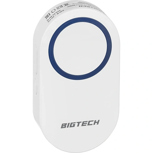 Звонок дверной Bigtech DB02V-1B1R-WH-100,беспроводной