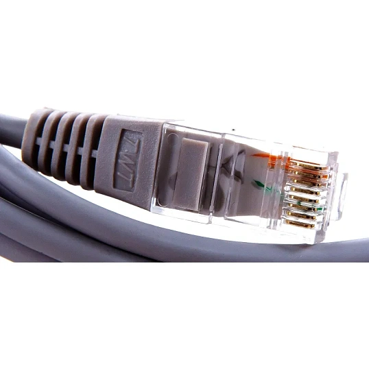 Патч-корд TWT TWT-45-45-3.0-GY UTP кат.53.0 м, серый