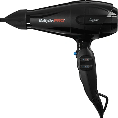 Фен BaByliss Pro CARUSO, 2400W черный
