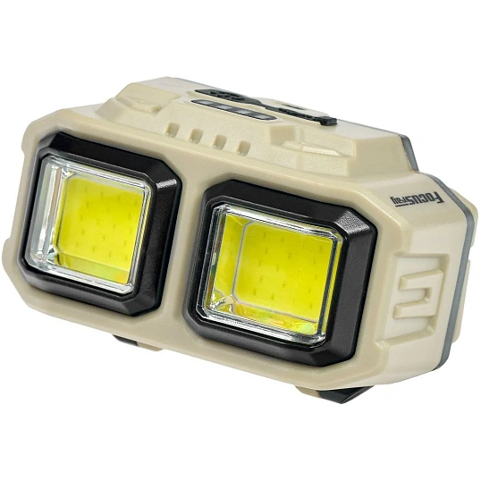 Фонарь налобный FOCUSray 1330 акку 18650 1200мАН 200люмен,индикатор зарядки