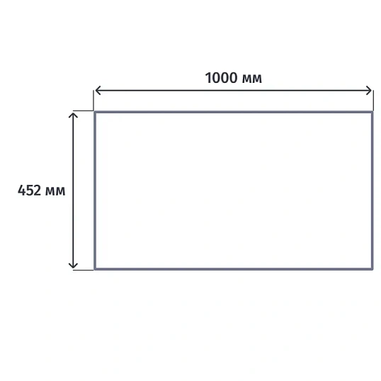 Стол IN Рондо приставной СТП1-10 (1) N6 ноче милано 1000х452х655