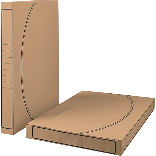 Короб архивный с вырубным замком  А3, 432х320х50