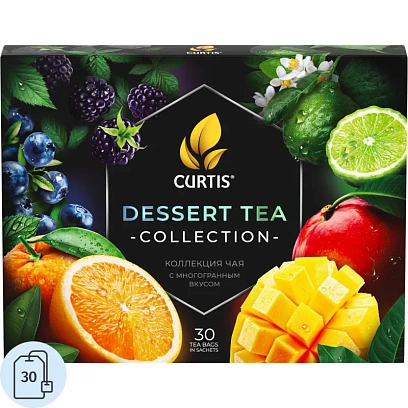 Чай Curtis Dessert Tea Collection ассорти, 30 сашет