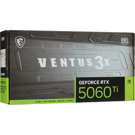 Видеокарта MSI RTX 5060 Ti 8G VENTUS 3X OC, HDMI, DPx3, 8Gb, GDDR7
