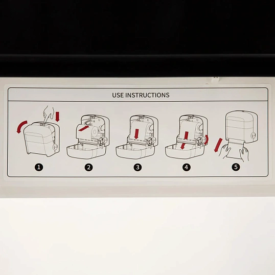 Диспенсер для полотенец рулон Luscan Prof Etalon механический, белый