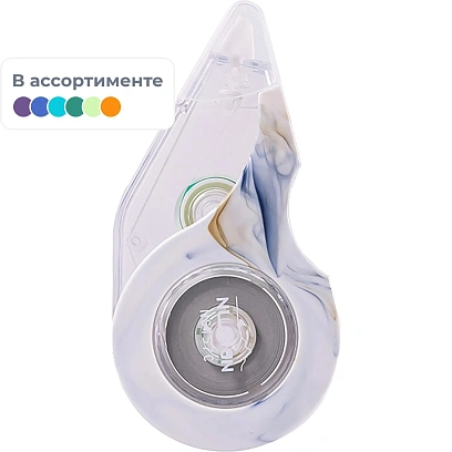 Корректирующая лента Deli VR702, 7ммx20м, бесшумн, в ассорт