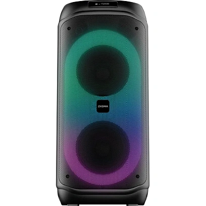 Акустическая система Digma D-MC1722 черный 60Вт/FM/USB/BT/micro SD