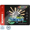 Карандаши цветные Kores Kolores 3-гран 3мм 50 цв/наб в металл.коробке 93351