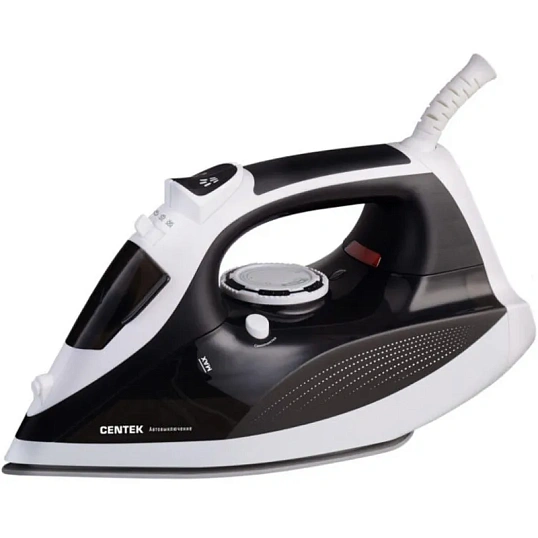 Утюг Centek CT-2317 (черный) 2800 Вт, керам. подошва, паровой удар