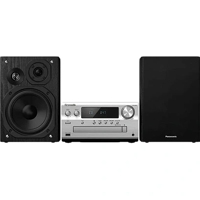 Музыкальный центр Panasonic SC-PMX802EES, Hi-Fi, серебро