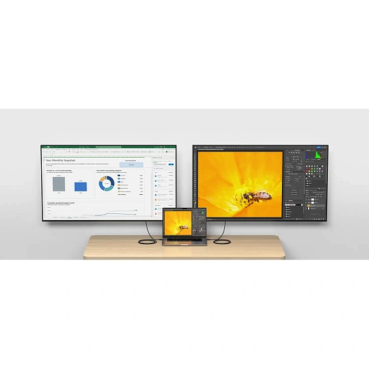 Кабель Satechi Thunderbolt 4 Pro Cable. Длина: 1м. Цвет: черный