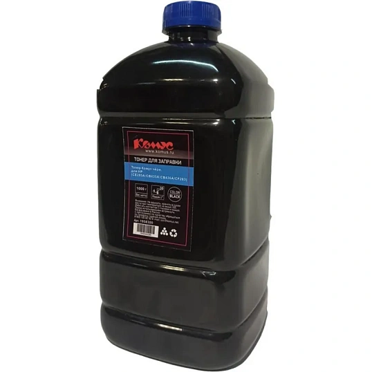Тонер Комус чер. для HP (CE285A/CB435A/CB436A/CF283) (1000г)