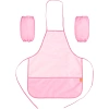 Фартук для труда Светлорозовый 390x490, 2кармана, нарукав.,ФН 65