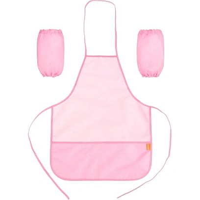 Фартук для труда Светлорозовый 390x490, 2кармана, нарукав.,ФН 65
