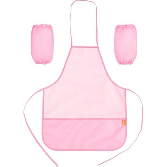 Фартук для труда Светлорозовый 390x490, 2кармана, нарукав.,ФН 65