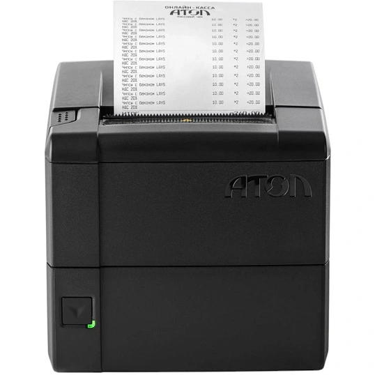Фискальный регистратор ККТ АТОЛ 25Ф.черный.Без ФН.USB.RS-232.Ethernet5.0