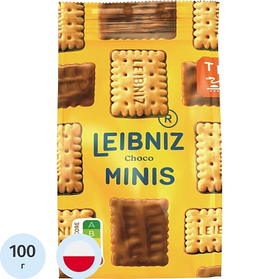 Печенье Banlsen Leibniz Choco Minis с молочным шоколадом, 100г