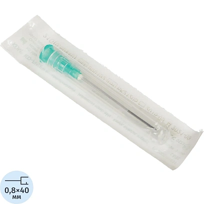 Игла инъекционная 21G (0,8х40 мм) KD-Fine Luer Lock 100 шт/уп
