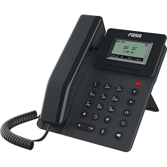 IP-телефон Fanvil V50P,132x64, 2.3-inch,HD voice,2 SIP,4 Line,Opus+IPV6,PSU
