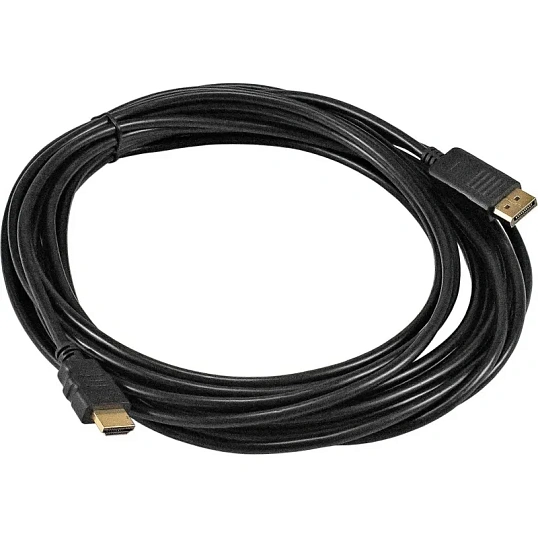 Кабель DP-HDMI ExeGate EX-CC-DP-HDMI-7.5 (20M/19M, 7,5м, экран) EX294712RUS
