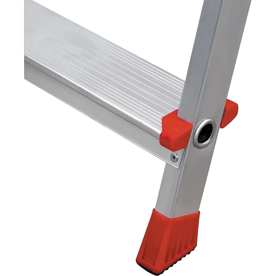 Стремянка алюминиевая усиленная 225 кг 3 ступени, Новая Высота  3110103