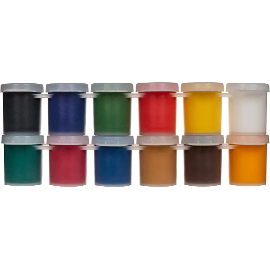 Гуашь ZOO Луч 12 цв., 15 мл, 20С 1356-08