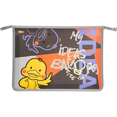 Папка для тетрадей Idea,А4,молн.,пласт.,ПТ-813