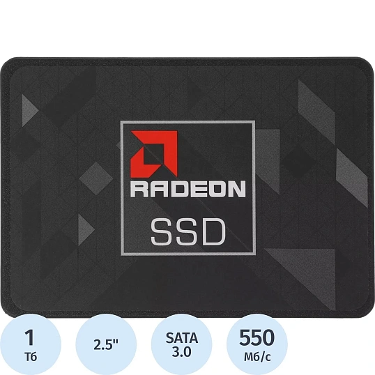 SSD накопитель AMD SATA-III 1TB R3SL1024G2 Radeon R3 2.5