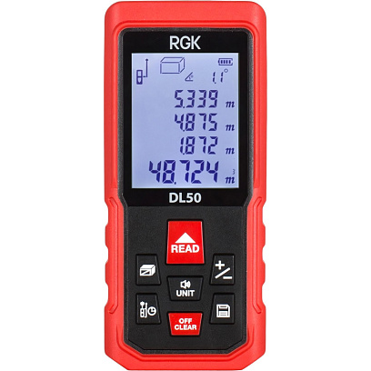 Дальномер лазерный с угломером RGK DL50
