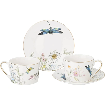 Набор чайный Lefard Стрекоза на 2 пер. 4 пр. 250 мл, 275-1015